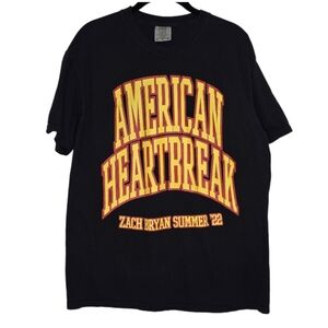 Comfort Colors Black Tee with Yellow and Red Print